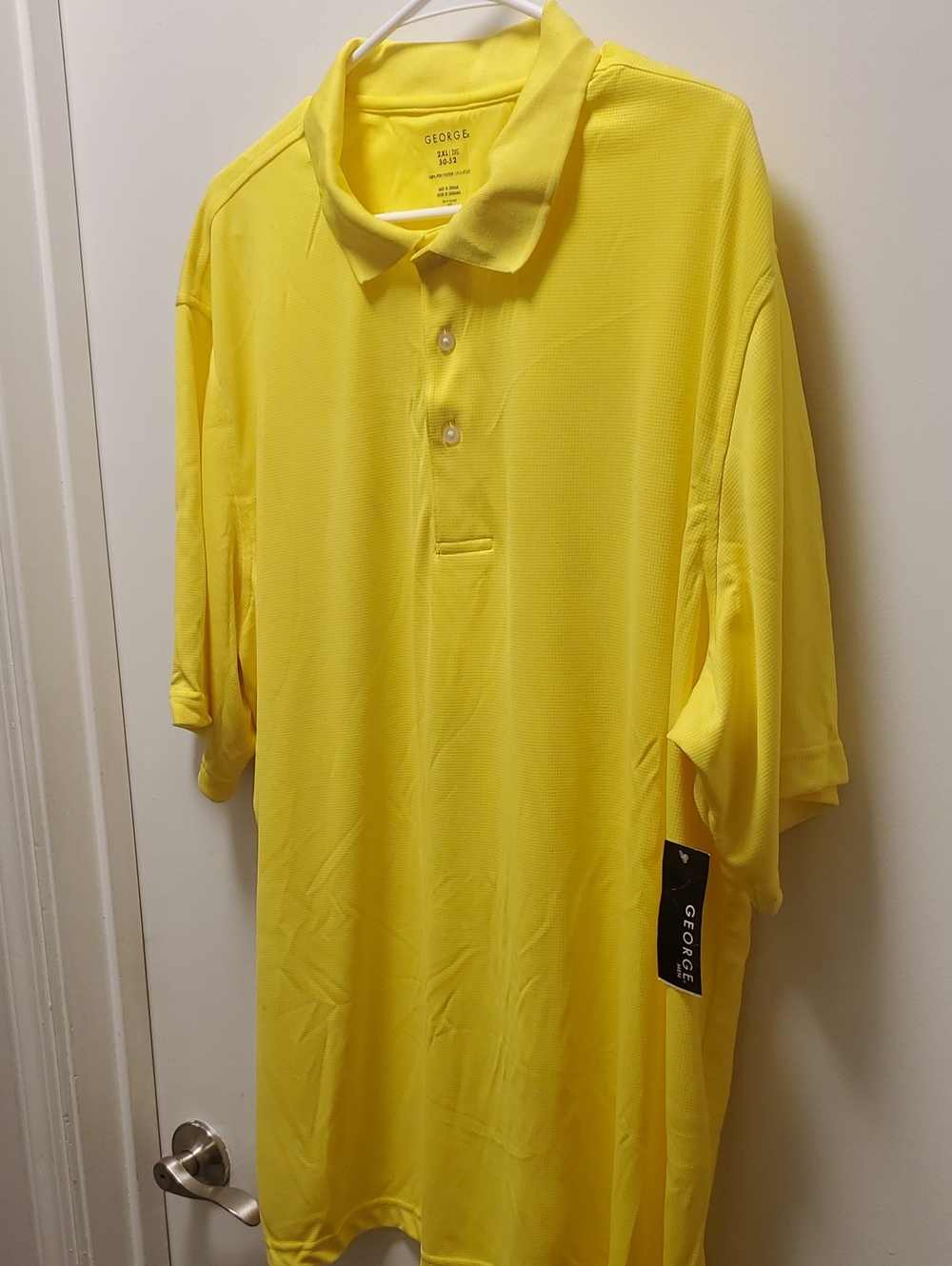 George Men’s Bright Yellow Polo Shirt